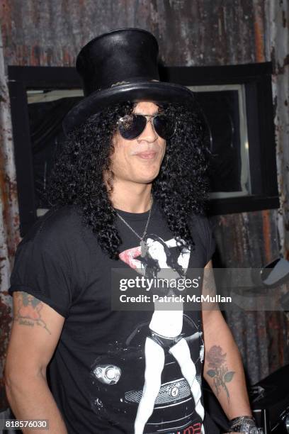 Slash attends THE 3RD ANNUAL SUNSET STRIP MUSIC FESTIVAL LAUNCHES WITH A TRIBUTE TO SLASH at House Of Blues on August 26, 2010 in West Hollywood, CA.