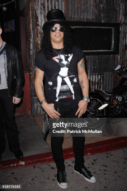 Slash attends THE 3RD ANNUAL SUNSET STRIP MUSIC FESTIVAL LAUNCHES WITH A TRIBUTE TO SLASH at House Of Blues on August 26, 2010 in West Hollywood, CA.