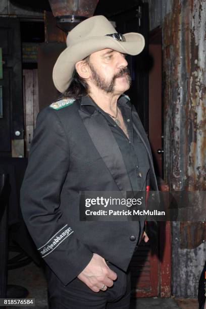 Lemmy Kilmister attends THE 3RD ANNUAL SUNSET STRIP MUSIC FESTIVAL LAUNCHES WITH A TRIBUTE TO SLASH at House Of Blues on August 26, 2010 in West...