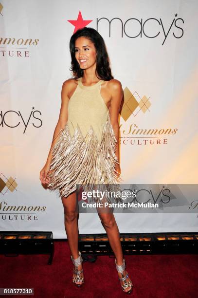 Jaslene Gonzalez attend RUSSELL SIMMONS & MACY'S celebrate RUSSELL SIMMONS ARGYLECULTURE FALL 2010 Menswear Presentation at Ampersand Studios on...