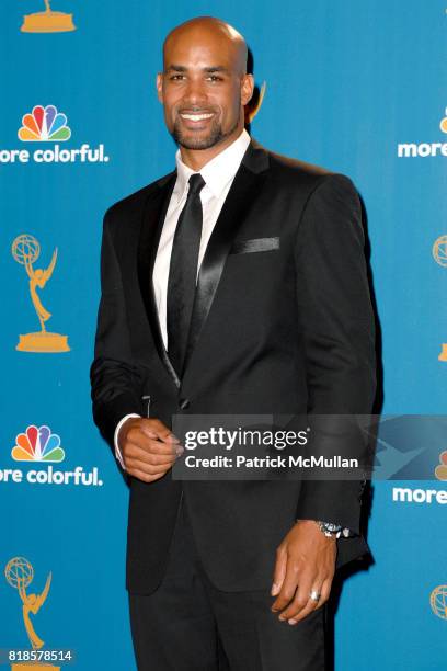 Boris Kodjoe attends 62nd Annual Primetime Emmy Awards - Press Room at Nokia Theatre LA Live on August 29, 2010 in Los Angeles, CA.