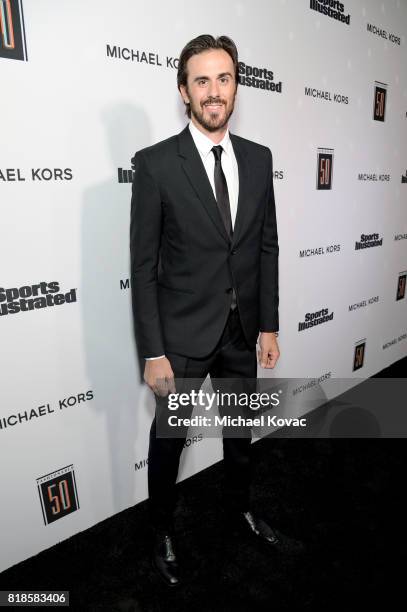 Ryan Miller at Sports Illustrated 2017 Fashionable 50 Celebration at Avenue on July 18, 2017 in Los Angeles, California.