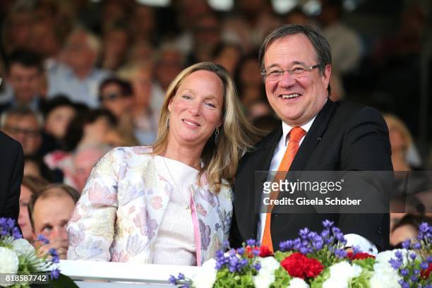 Princess Margarita de Bourbon de Parme, cousin of Willem Alexander of the Netherlands and Armin Laschet, Prime Minister of North Rhine-Westphalia...