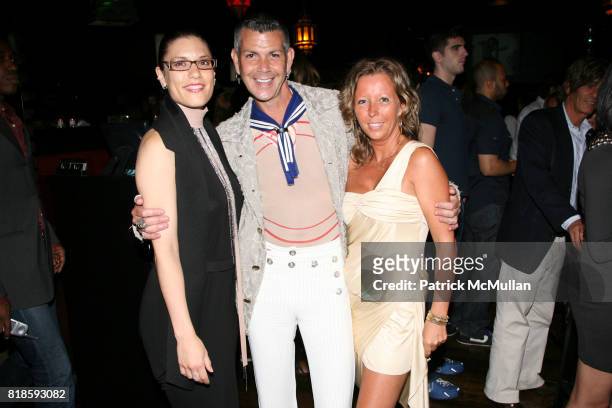 Corinne Maglione, Randy Fotia and Sandrine Briere attend PASSION STYLE PR Fashion Event at La Vie Lounge on June 17, 2010 in New York City.