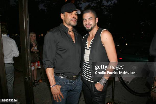 Mike Ruiz and Inoisell Miranda attend PASSION STYLE PR Fashion Event at La Vie Lounge on June 17, 2010 in New York City.