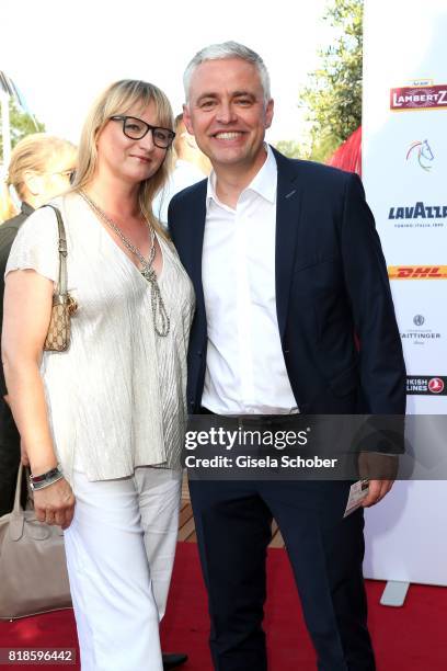 Andreas von Thien and his wife Alexandra von Thien during the media night of the CHIO 2017 on July 18, 2017 in Aachen, Germany.
