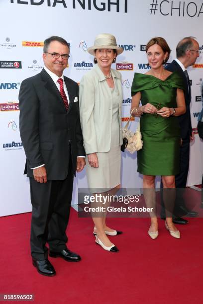 Henriette Reker, Yvonne Gebauer during the media night of the CHIO 2017 on July 18, 2017 in Aachen, Germany.