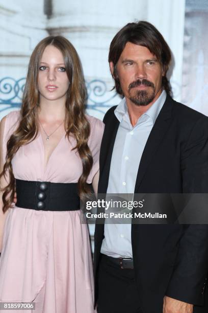 Eleanor Jasmine Lambert and Josh Brolin attend COLUMBIA PICTURES Presents the World Premiere of EAT PRAY LOVE at Ziegfeld Theatre on August 10, 2010...