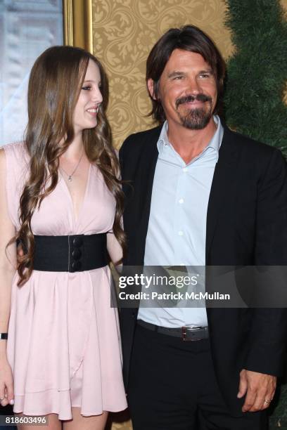 Eleanor Jasmine Lambert and Josh Brolin attend COLUMBIA PICTURES Presents the World Premiere of EAT PRAY LOVE at Ziegfeld Theatre on August 10, 2010...