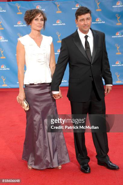 Kathryn Chandler and Kyle Chandler attend 62nd Annual Primetime Emmy Awards - Arrivals at Nokia Theatre LA Live on August 29, 2010 in Los Angeles, CA.