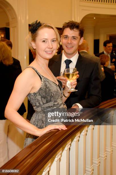 Carolyn Craver and Kenny Doughty attend Brooks Brothers and Social Primer Bow Tie Launch at Brooks Brothers on June 2, 2010 in Beverly Hills,...