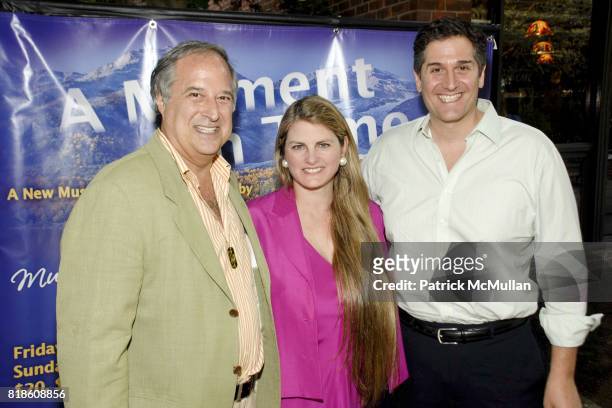 Stewart F. Lane, Bonnie Comley and Nick Scandalios attend Opening of A Moment in Time by Stewart F. Lane at Performing Arts Center on June 25, 2010...