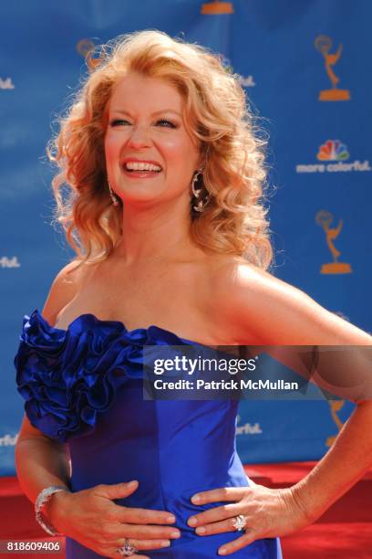 Mary Hart attends 62nd Annual Primetime Emmy Awards - Arrivals at Nokia Theatre LA Live on August 29, 2010 in Los Angeles, CA.