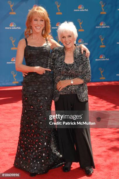 Kathy Griffin and Maggie Griffin attend 62nd Annual Primetime Emmy Awards - Arrivals at Nokia Theatre LA Live on August 29, 2010 in Los Angeles, CA.