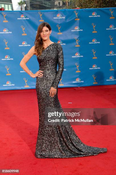 Jennifer Carpenter attends 62nd Annual Primetime Emmy Awards - Arrivals at Nokia Theatre LA Live on August 29, 2010 in Los Angeles, CA.