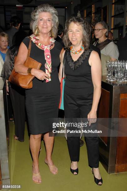 Susan Zises and Julie Anello attend Celebration of the Publication of "As Husbands Go" by Susan Isaacs hosted by Elkan Abramowitz and Scribner at...