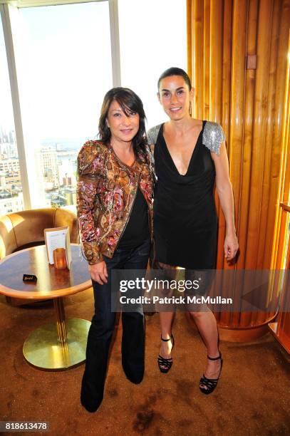 Barbara Bui and Charlotte Sarkozy attend CHARLOTTE SARKOZY hosts celebration of BARBARA BUI's visit to New York at the Boom Boom Room at the Standard...