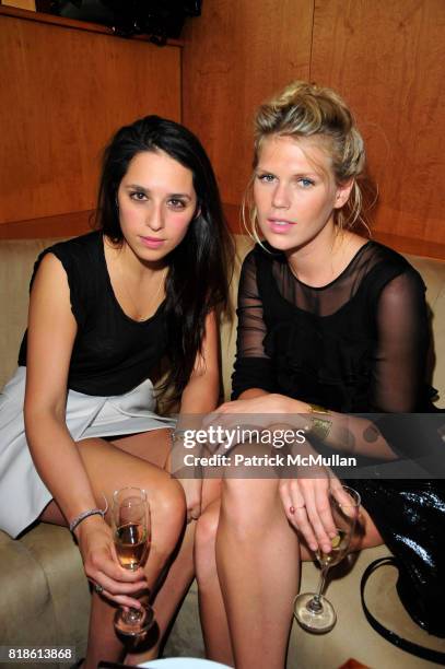 Nicole Vitagliano and Alexandra Richards attend CHARLOTTE SARKOZY hosts celebration of BARBARA BUI's visit to New York at the Boom Boom Room at the...