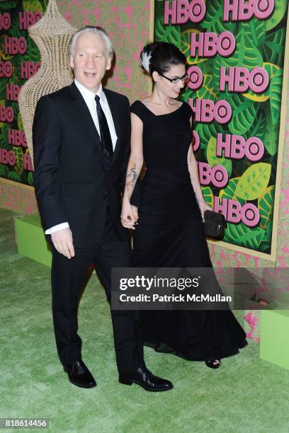 Bill Maher and Cara Santa Maria attend HBO EMMY After Party at Pacific Design Center on August 29, 2010 in West Hollywood, CA.