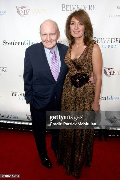 Jack Welch and Suzy Welch attend FFAWN Presents an Evening Celebrating "MARY J. BLIGE HONORS WOMEN WEEK" at Cipriani on June 17, 2010 in New York...