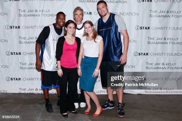 Toney Douglas, Liz King, Jay Sugarman, Wendy Forshay and David Lee attend 8th Annual iStar Charity Shootout at Madison Square Garden on June 21, 2010...