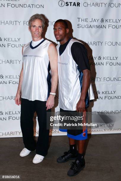 Jay Sugarman and Toney Douglas attend 8th Annual iStar Charity Shootout at Madison Square Garden on June 21, 2010 in New York City.