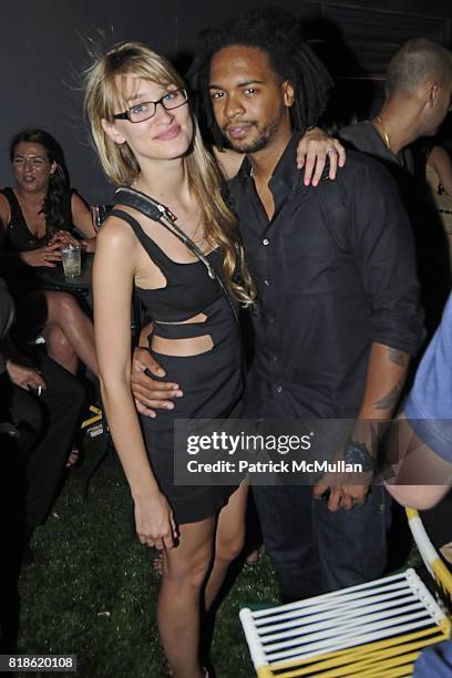 Alessandra Brawn and Jah Landis attend Le Bain Opening at The Standard, New York on June 23, 2010.