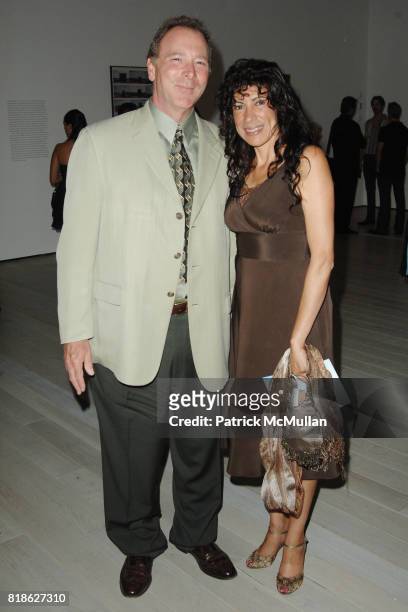 Barry Garfield and Nikla Huff attend "John Baldessari: Pure Beauty" at LACMA at Los Angeles County Museum of Art on June 23, 2010 in Los Angeles,...