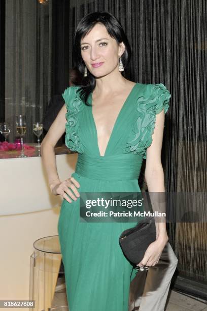 CuCu Diamantes attend NEW YORK CITY BALLET'S Dance with the Dancers Benefit at David H. Koch Theater, Lincoln Center on June 14th, 2010 in New York...