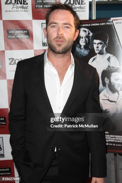 Sullivan Stapleton attends Los Angeles Film Festival Premiere of Animal Kingdom at Reagal Theatre on June 23, 2010 in Los Angeles, California.