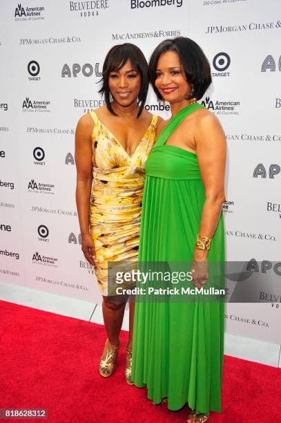 Angela Bassett and Jonelle Procope attend 2010 Apollo Theater Benefit Concert & Awards Ceremony Red- Carpet Arrivals at The Apollo Theater NYC on...