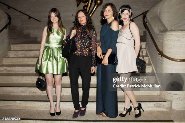 Leith Clark, Yelena Yemchuk, Maggie Gyllenhaal and Sarah Sophie Flicker attend NEW YORK CITY BALLET'S Dance with the Dancers Benefit at David H. Koch...