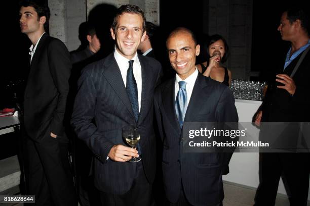 Gregoire Vogelsang and Simeone Scaramozzino attend NEW YORK CITY BALLET'S Dance with the Dancers Benefit at David H. Koch Theater, Lincoln Center on...