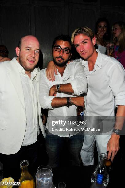 Noah Tepperberg, Danny A and Matt Assante attend AVENUE One Year Anniversary at AVENUE NYC on June 23, 2010.