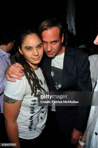 ? and Paul Sevigny attend AVENUE One Year Anniversary at AVENUE NYC on June 23, 2010.