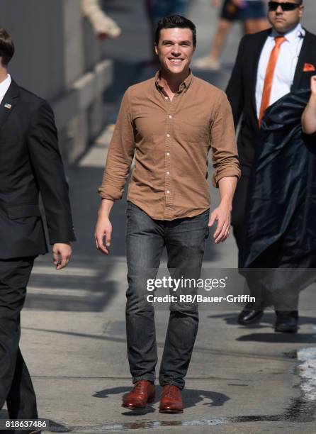 Finn Wittrock is seen at 'Jimmy Kimmel Live' on July 18, 2017 in Los Angeles, California.