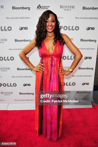 Janell Snowden attends 2010 Apollo Theater Benefit Concert & Awards Ceremony Red- Carpet Arrivals at The Apollo Theater NYC on June 14, 2010.