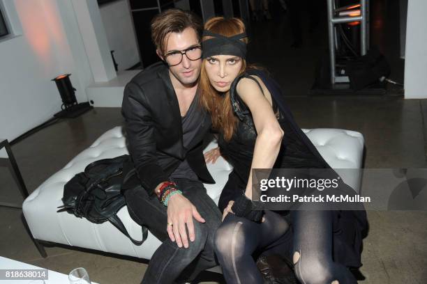 David Thielebeule and Sophia Lamar attend MELISSA Plastic Dreams Rooftop Party at MILK Penthouse on June 8, 2010 in New York City.