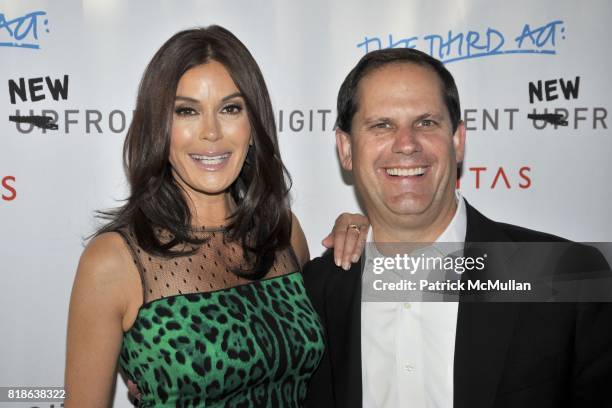 Teri Hatcher and Tony Weisman attend DIGITAS & The Third Act Present: Kick-off COCKTAIL PARTY for the DIGITAL CONTENT NEWFRONT CONFERENCE at The...