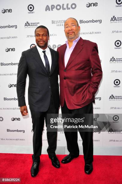 Chris Tucker and Richard Parsons attend 2010 Apollo Theater Benefit Concert & Awards Ceremony Red- Carpet Arrivals at The Apollo Theater NYC on June...