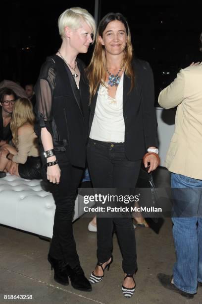 Kate Lanphear and Vanessa von Bismarck attend MELISSA Plastic Dreams Rooftop Party at MILK Penthouse on June 8, 2010 in New York City.