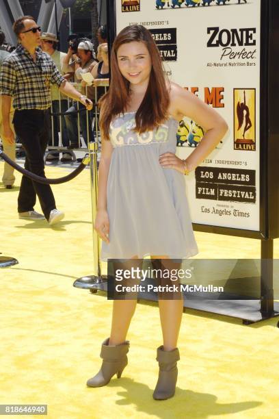 Julianna Rose attends "Despicable Me" World Premiere at the Los Angeles Film Festival at Nokia Theater-LA Live on June 27, 2010 in Los Angeles,...