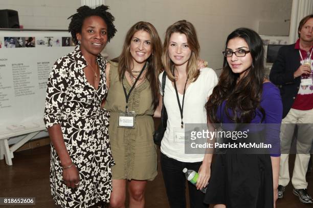 Tracey Thomas, Andrea Castellano, Laura Schilling and Shazia Khurshid attend CONNECTIONS By LE BOOK, Day 1 at The Puck Building on June 15, 2010 in...