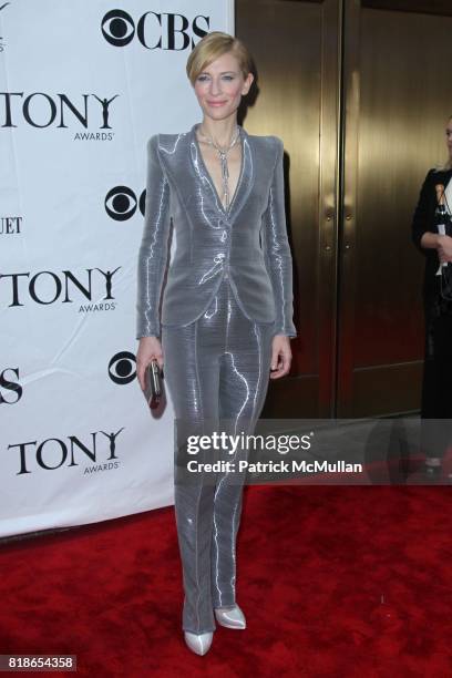 Cate Blanchett attends 2010 TONY AWARDS at Radio City Music Hall on June 13, 2010 in New York City.