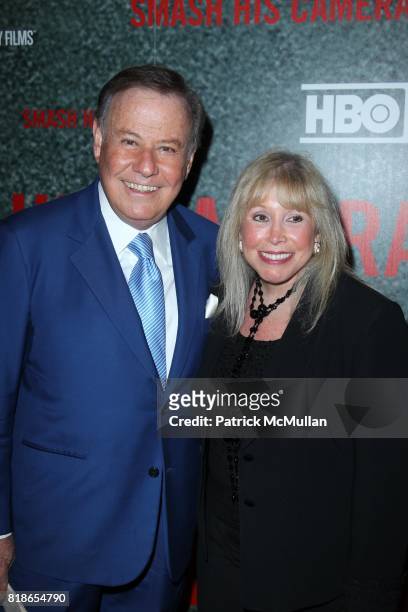 Marvin Scott and Lorri Scott attend HBO's Premiere of SMASH HIS CAMERA at MoMA and The Monkey Bar on June 1st, 2010 in New York City.