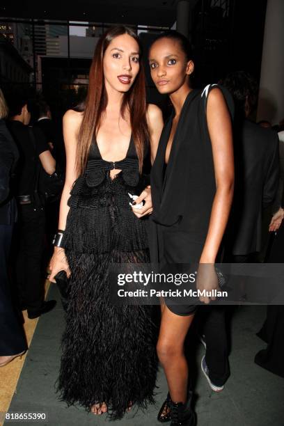 Lea T and Rose Cordero attend GIVENCHY Celebrates The Closing of MARINA ABRAMOVIC'S "The Artist Is Present" At The Museum of Modern Art on June 1st,...
