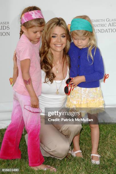 Sam J. Sheen, Denise Richards and Lola Rose Sheen attend 21st ANNUAL A TIME FOR HEROES CELEBRITY PICNIC SPONSORED BY DISNEY TO BENEFIT THE ELIZABETH...