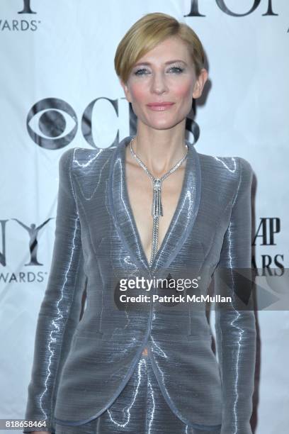 Cate Blanchett attends 2010 TONY AWARDS at Radio City Music Hall on June 13, 2010 in New York City.