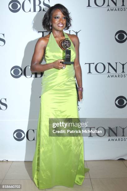 Viola Davis attends 2010 TONY AWARDS at Radio City Music Hall on June 13, 2010 in New York City.