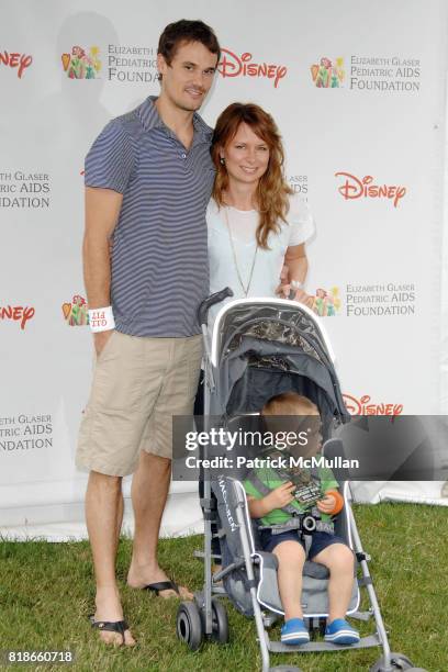 Matthew Rolph, Valentine Anthony and Mary Lynn Rajskub attend 21st ANNUAL A TIME FOR HEROES CELEBRITY PICNIC SPONSORED BY DISNEY TO BENEFIT THE...